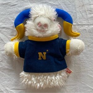 Vintage Navy Bill the Goat Plush Hand Puppet US Naval Academy Mascot